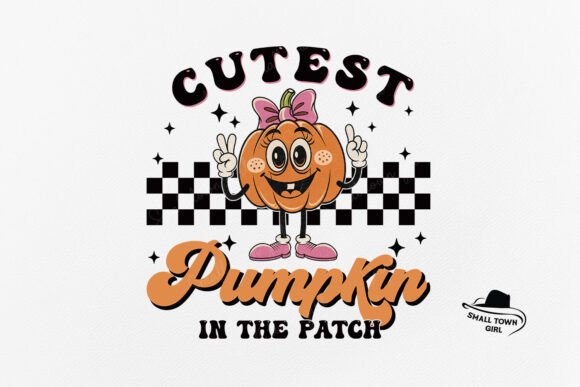 Charming Autumn Graphics: The Cutest Pumpkin in the Patch Png