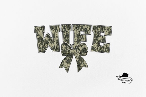 Creative Design with Hunting Wife Camo Bow Png