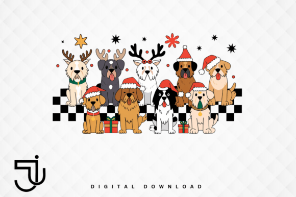 Dog Lover Christmas Lights Dog Mom PNG: A Festive Design Asset