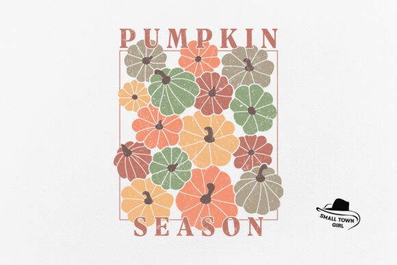 Embrace Autumn Aesthetics with a Retro Boho Pumpkin PNG
