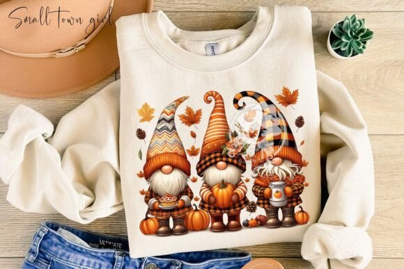 Fall Gnomes Thanksgiving Sublimation PNG: A Designer's Asset