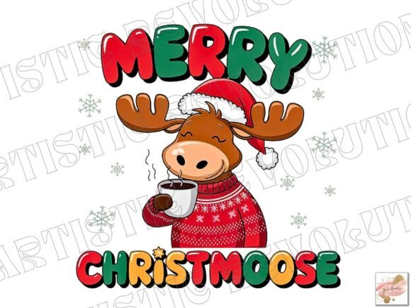 Festive Moose PNG: A Versatile Holiday Design Asset