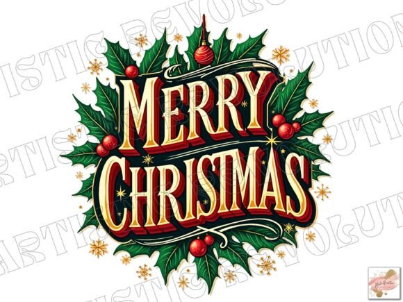 Merry Christmas PNG: Elevate Your Holiday Designs with Professional Clipart