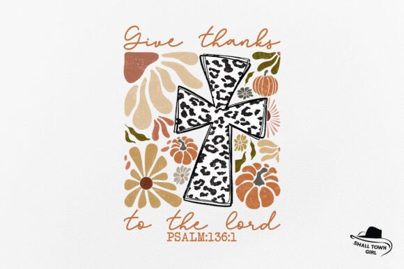 Retro Boho Floral Pumpkin: A Versatile Fall Christian Design