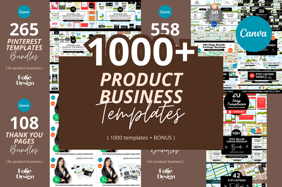 Streamline Your Creative Workflow with 1000+ Business Products Templates Bundle